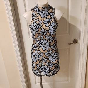 Plenty by Tracy Reese dress blue lace size 0